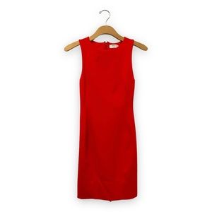 Aritzia Babaton Matheson Sheath Dress, Orange-Red, 00